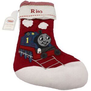 Pottery Barn Kids Rito Christmas Stocking Thomas and Friends Tank Engine Train